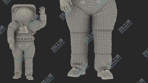 images/goods_img/20210312/Astronaut Wearing xEMU Greetings Pose 3D model/4.jpg